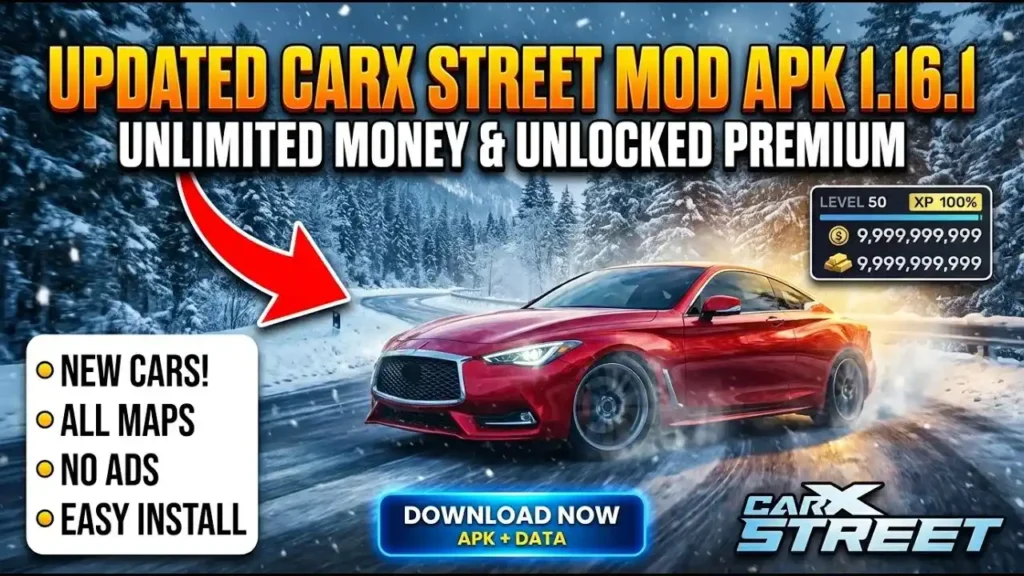 carx street mod apk